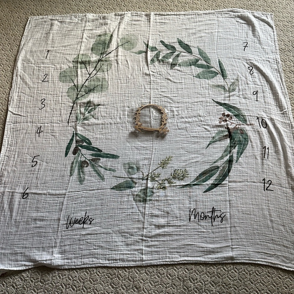 Baby Milestone blanket. Never used